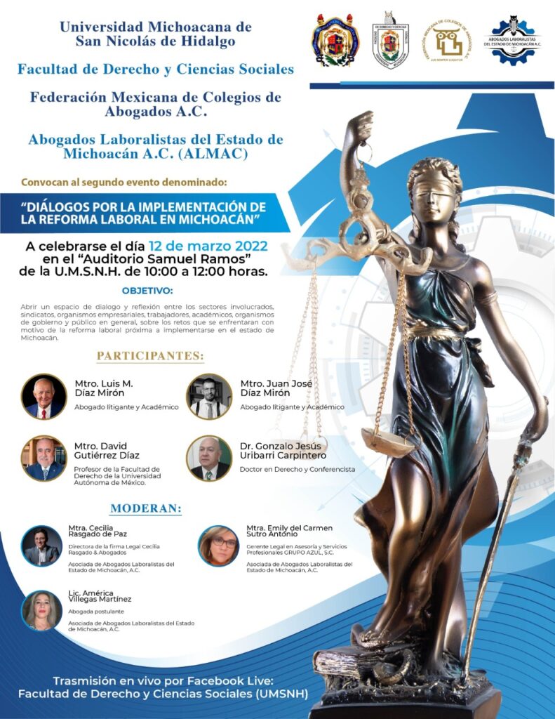 Portada de evento Segundo evento: “Diálogos por la implementación de la Justicia laboral”
